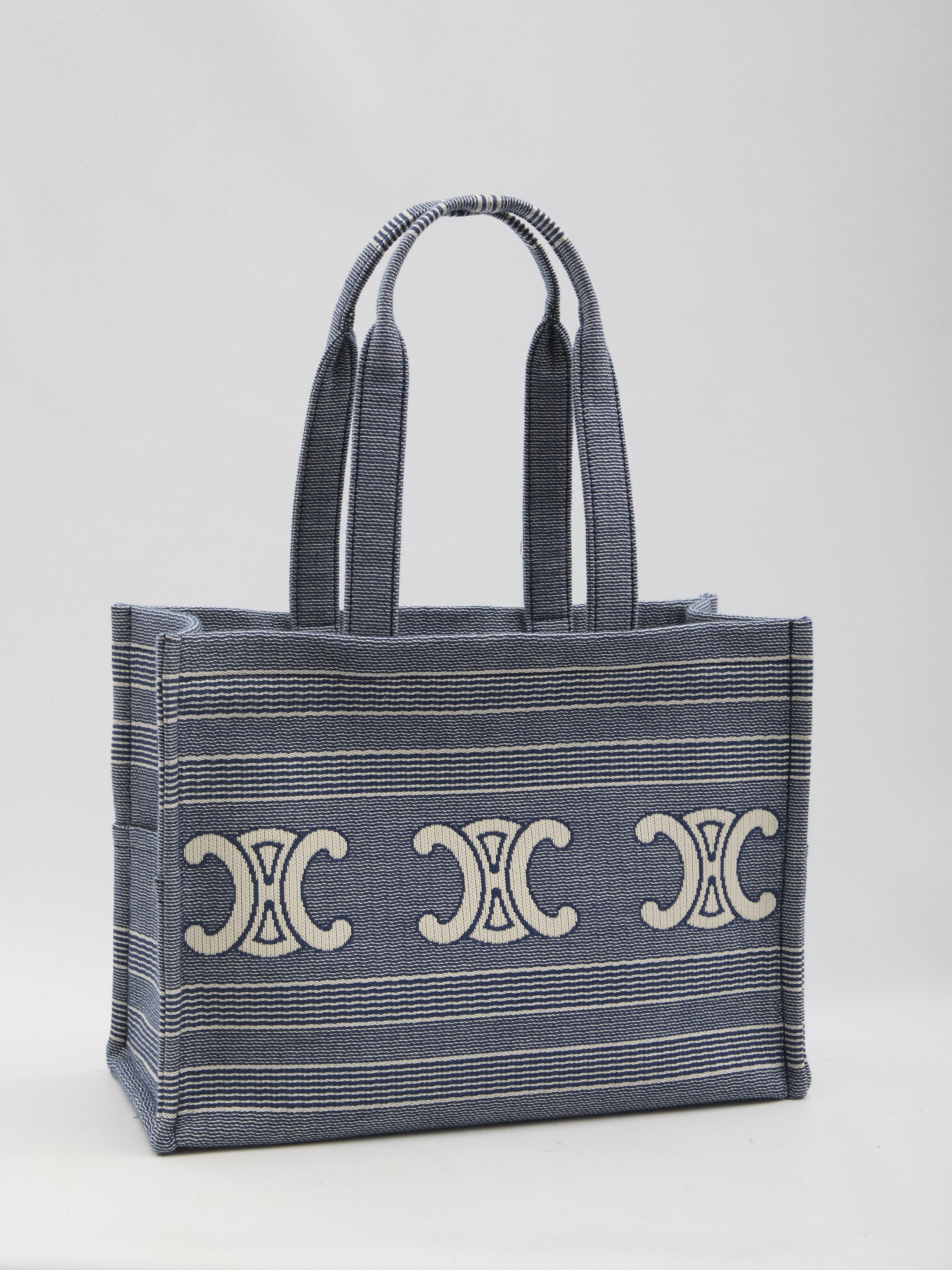 CABAS THAIS GRANDE JACQUARD FABRIC TOTE Celine