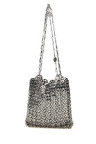 SILVER METAL CHAIN 1969 SHOULDER BAG Paco Rabanne