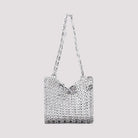 SILVER METAL CHAIN 1969 SHOULDER BAG Paco Rabanne