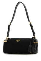BLACK NYLON SHOULDER BAG Prada