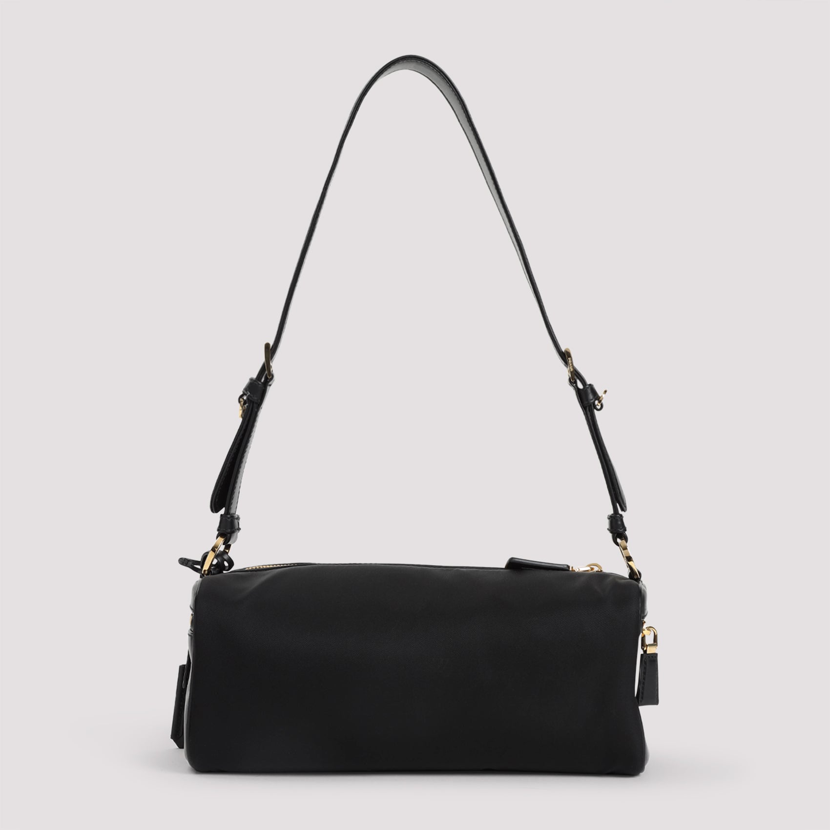 BLACK NYLON SHOULDER BAG Prada
