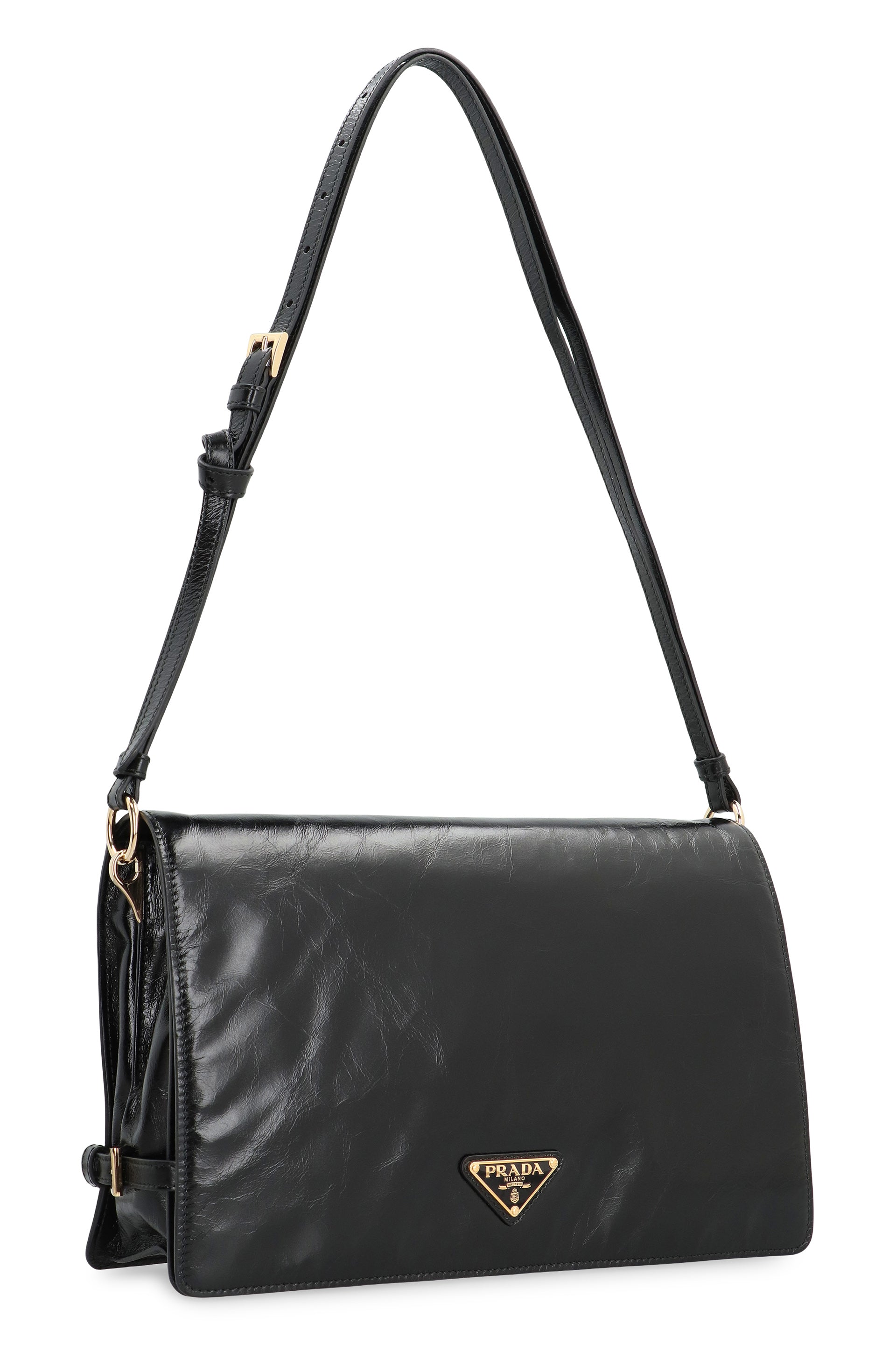 LEATHER SHOULDER BAG Prada