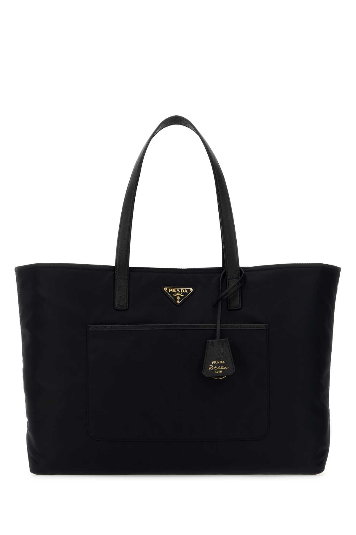BLACK RE-NYLON LARGE RE-EDITION 1978 SHOPPING BAG Prada BLACK TU
