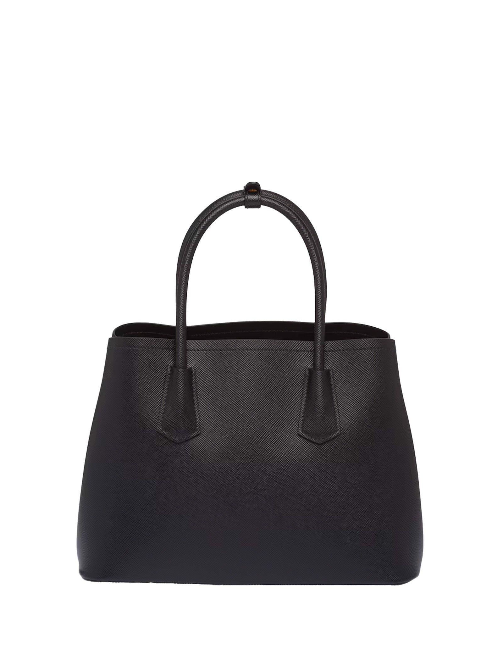 PRADA DOUBLE MEDIUM LEATHER HANDBAG Prada