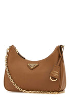 CAMEL LEATHER RE-EDITION 2005 SHOULDER BAG Prada