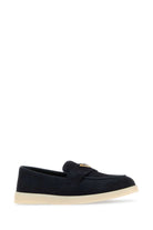 BLUE SUEDE LOAFERS Prada