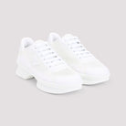 WHITE MESH SNEAKERS Prada