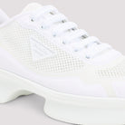 WHITE MESH SNEAKERS Prada