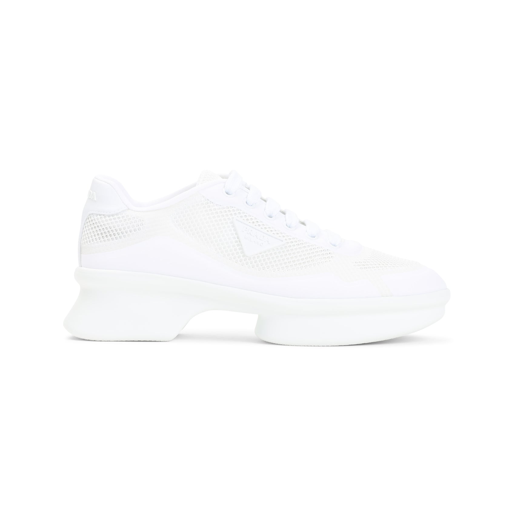 WHITE MESH SNEAKERS Prada WHITE 38