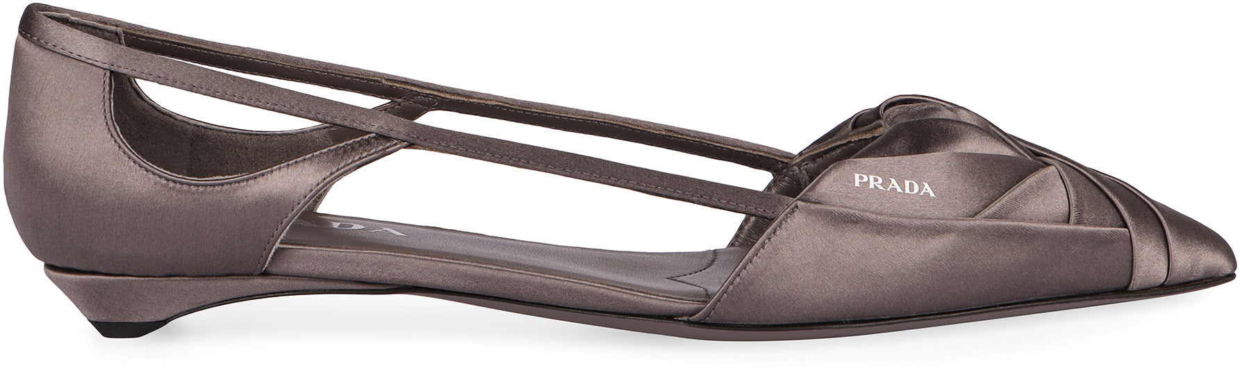 SATIN BALLET FLATS Prada