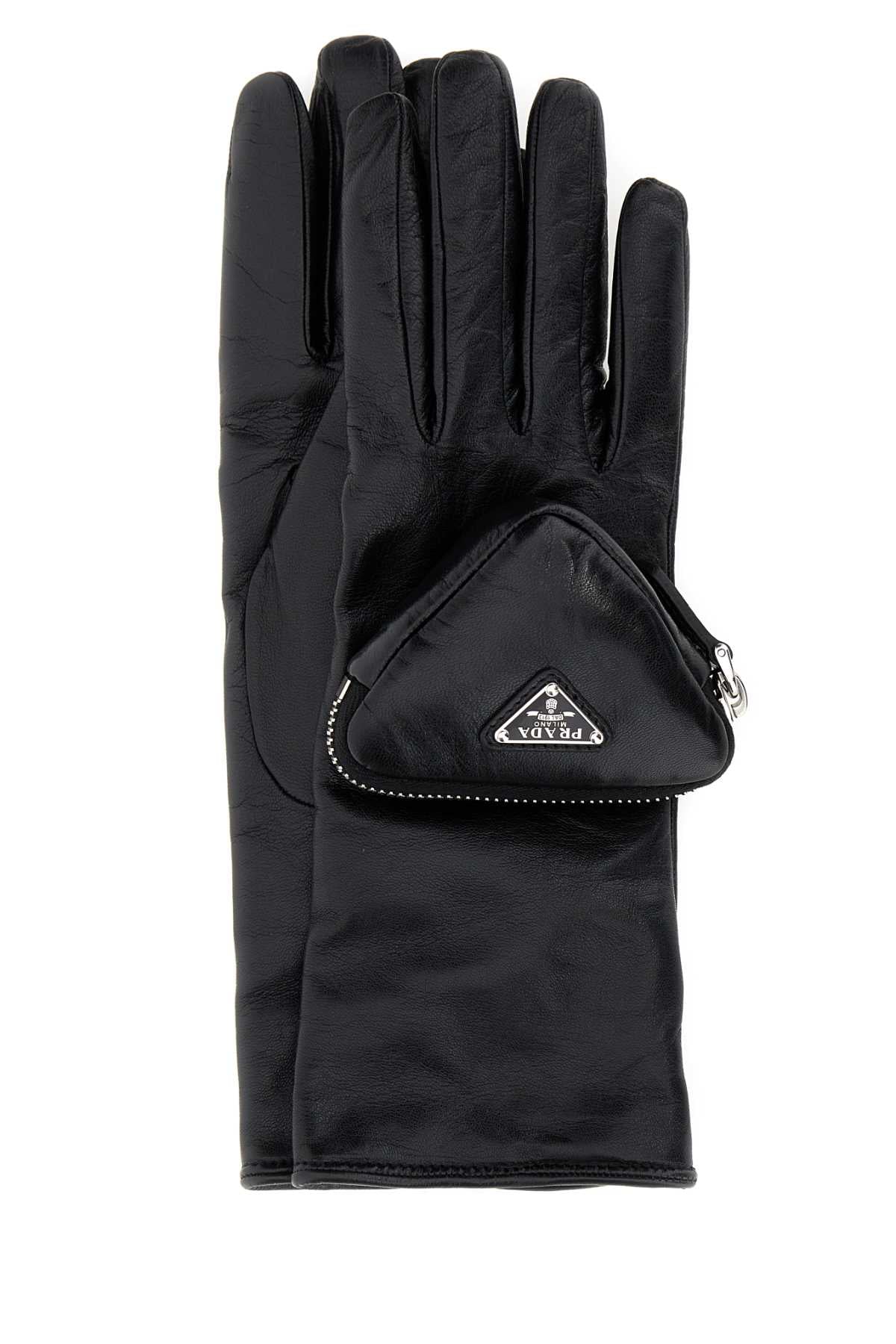 full length black dress with sleeves Classic male gloves » Leather gloves with wool