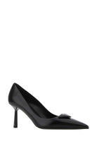 BLACK LEATHER PUMPS Prada