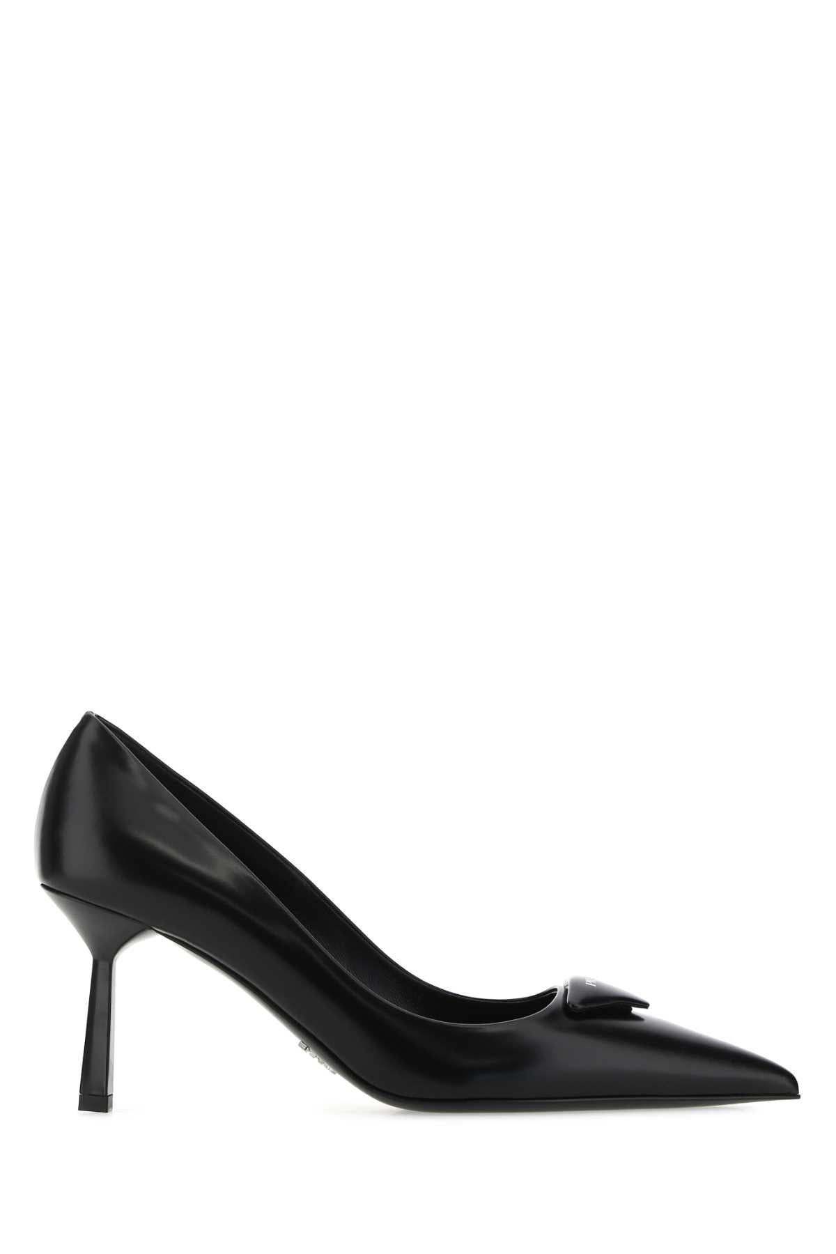 BLACK LEATHER PUMPS Prada BLACK 36.5