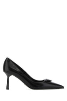 BLACK LEATHER PUMPS Prada BLACK 36.5