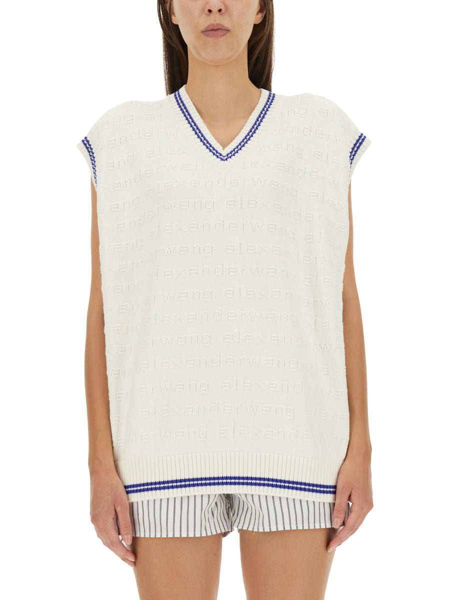 V-NECK VEST Alexander wang MULTICOLOUR XS