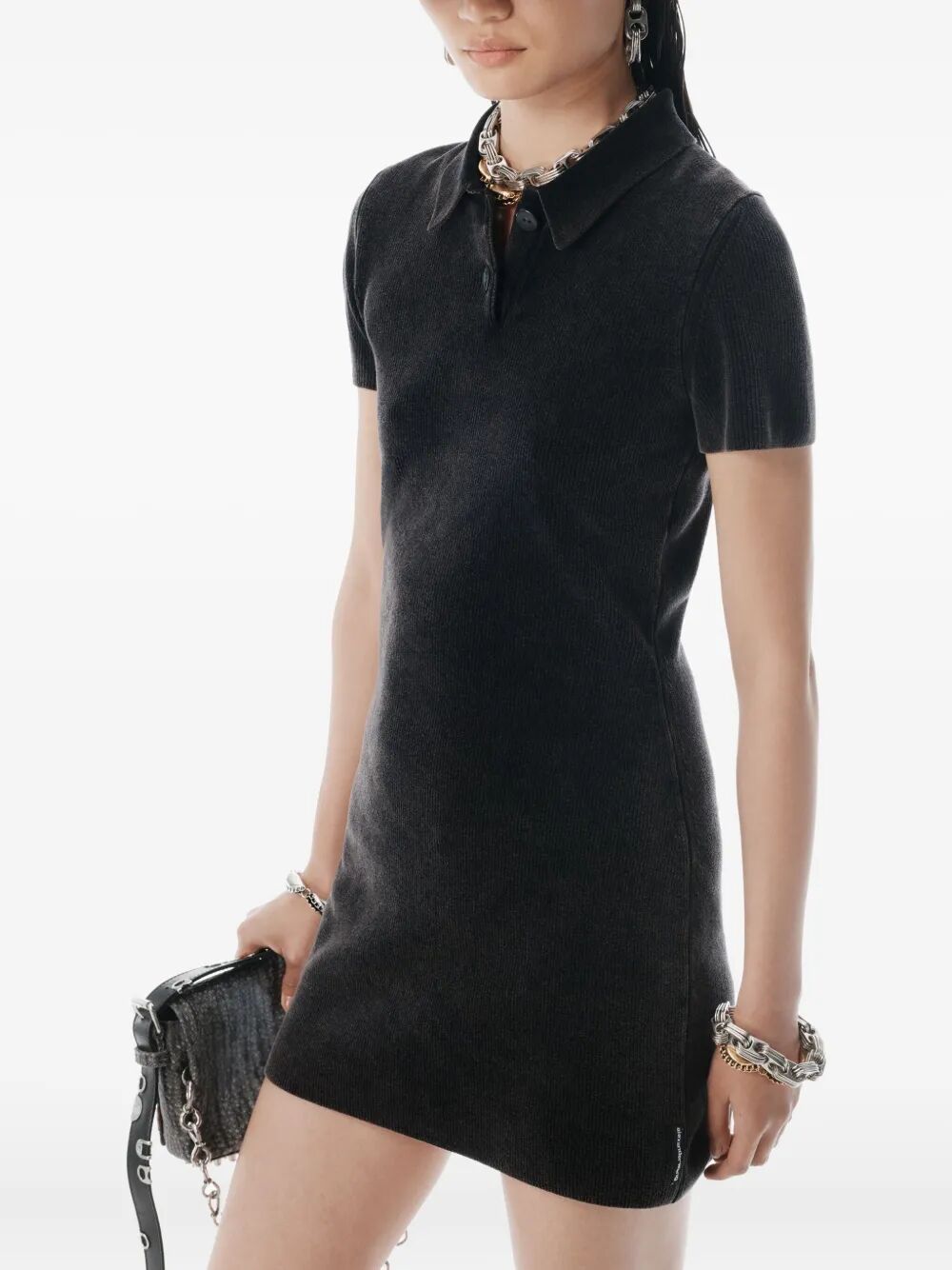 BLACK COTTON DRESSES Alexander wang