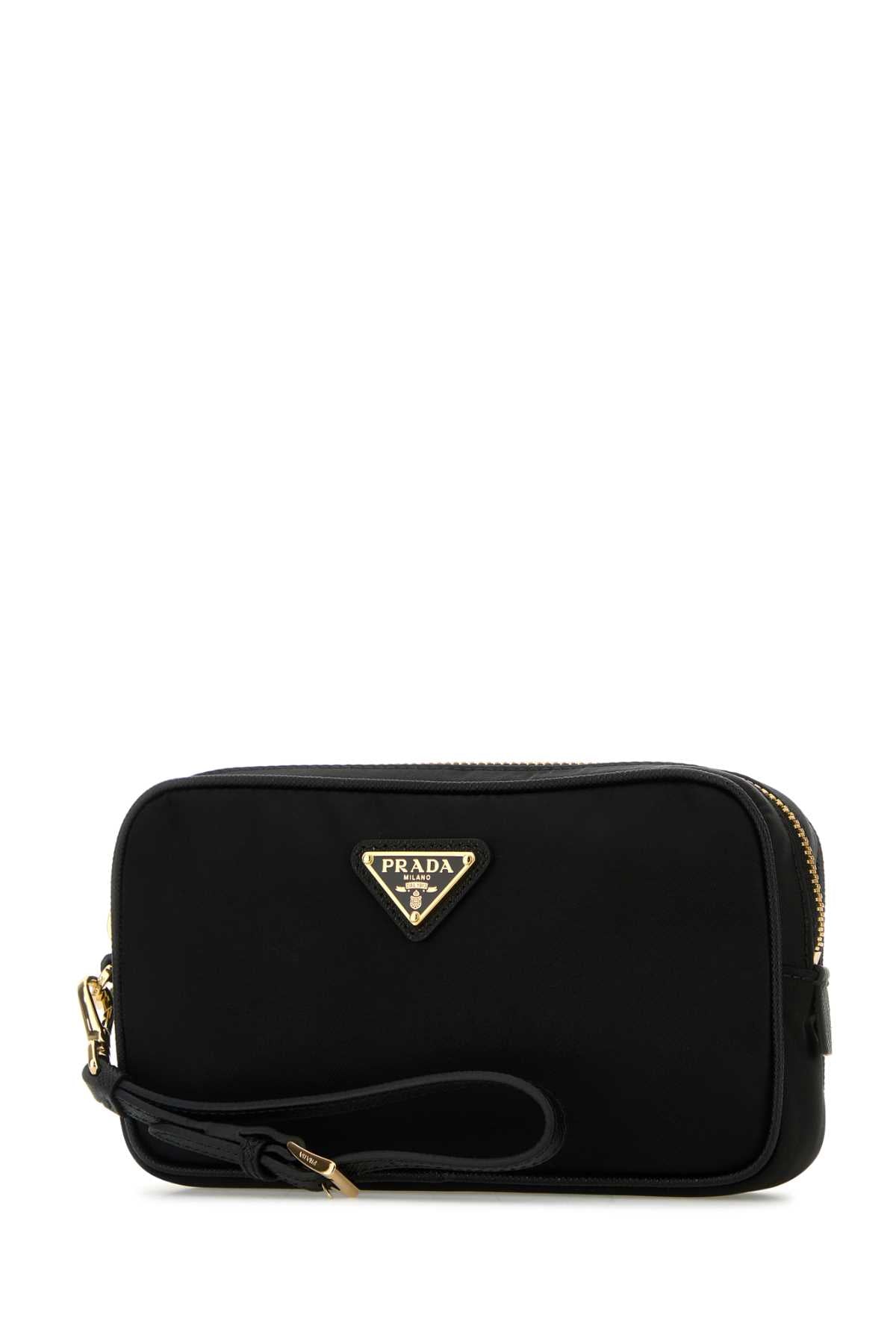 BLACK NYLON BEAUTY CASE Prada