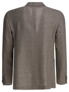 BROWN WOOL JACKET Tagliatore