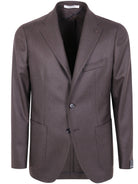 "MONTECARLO" MEN`S JACKET Tagliatore BROWN 48