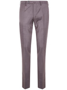 "CHINO SLIM FIT" TROUSERS Incotex BROWN 48