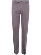 "CHINO SLIM FIT" TROUSERS Incotex BROWN 50