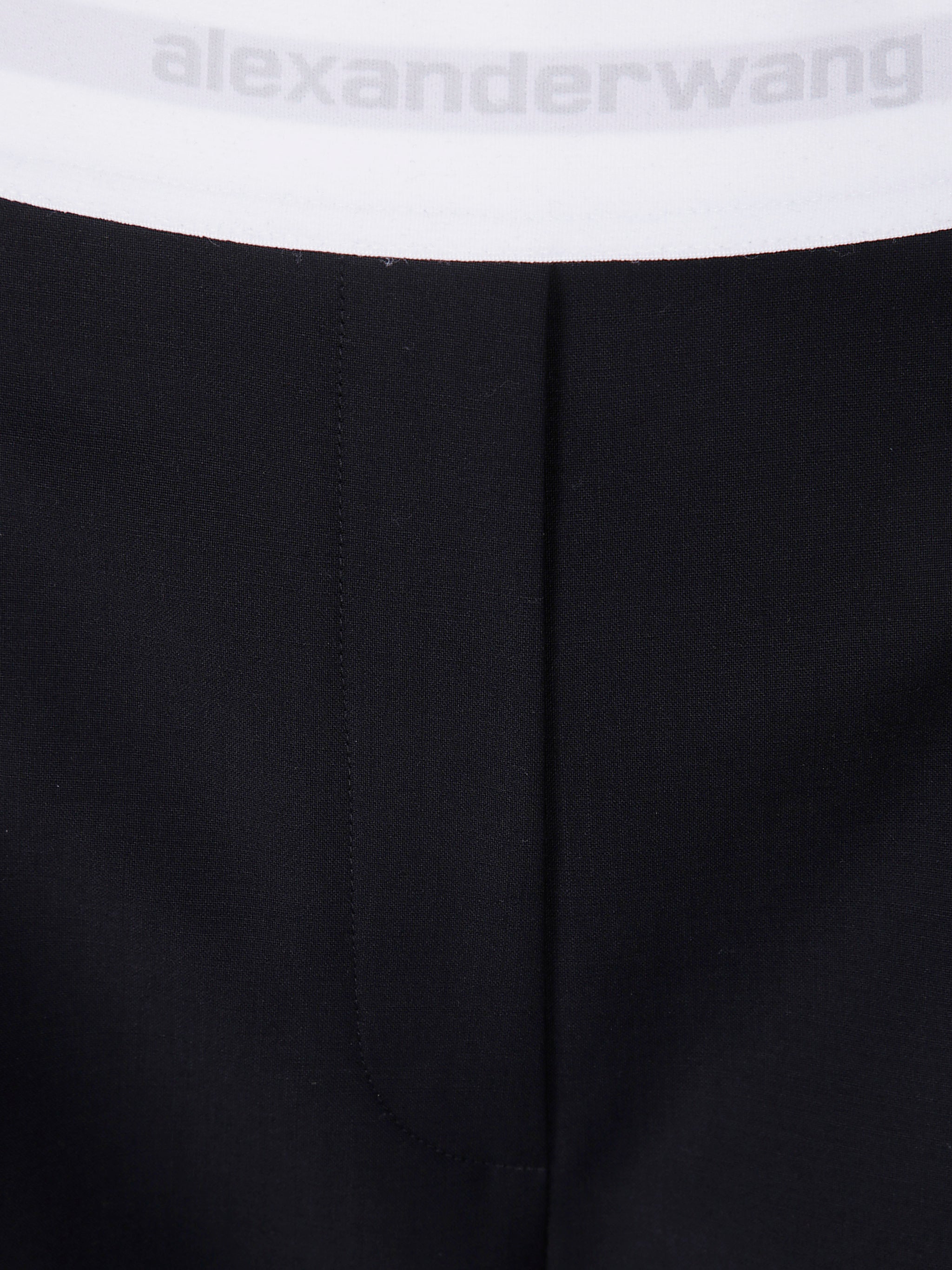 HIGH WAISTED PLEATED PANT WITH LOGO ELASTIC Alexander wang
