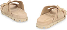 SAND SUEDE SLIPPERS Prada