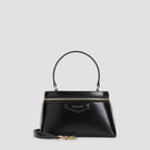 Black Givenchy Antigona Vanity shoulder bag with gold-tone logo, front view