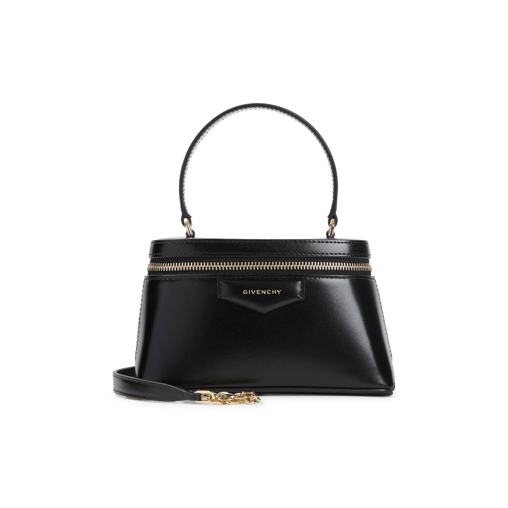 Black Givenchy Antigona Vanity shoulder bag, side angle view