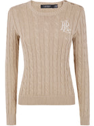 "MONTIVA" LONG SLEEVE PULLOVER Lauren Ralph Lauren NUDE & NEUTRALS S