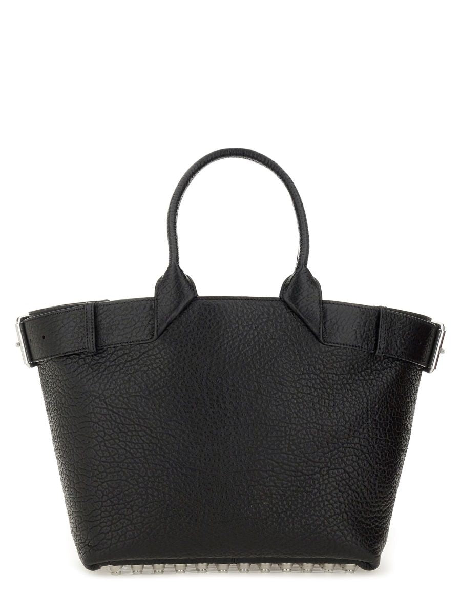 LARGE BLACK LEATHER TOTE BAG Alexander wang