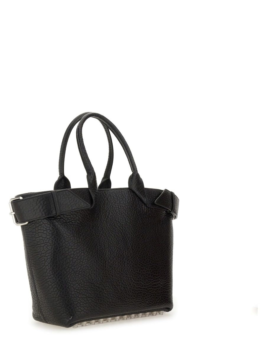 LARGE BLACK LEATHER TOTE BAG Alexander wang