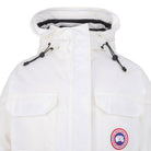 WHITE POLYESTER BLEND DOWN JACKET Canada Goose