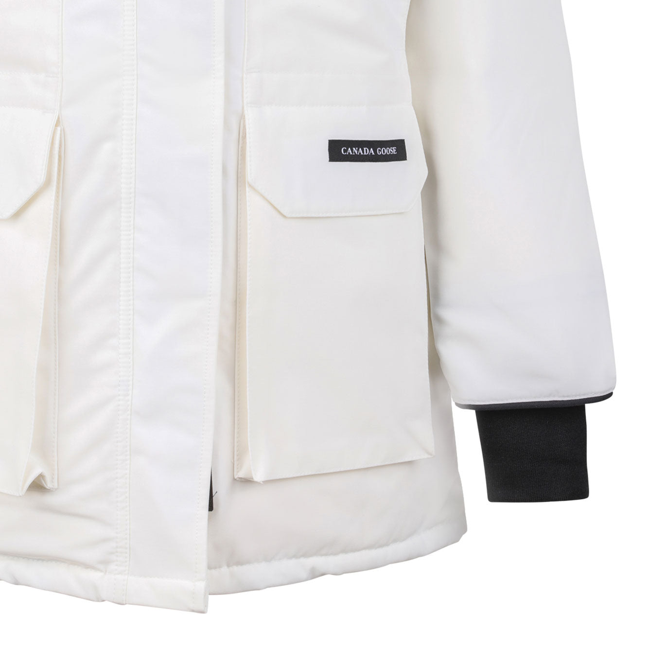 WHITE POLYESTER BLEND DOWN JACKET Canada Goose