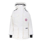 WHITE POLYESTER BLEND DOWN JACKET Canada Goose WHITE XS