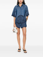 COCO EMBROIDERED DENIM SHIRT Zimmermann