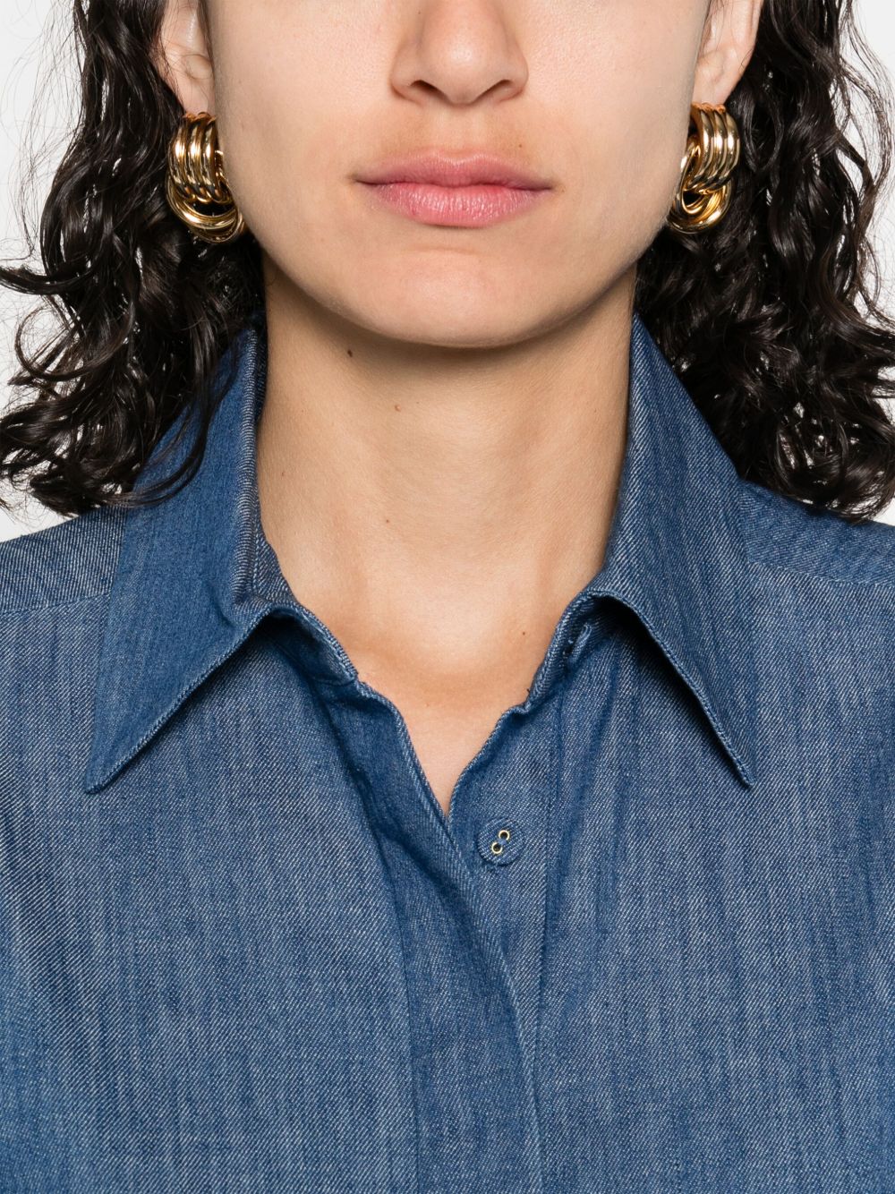 COCO EMBROIDERED DENIM SHIRT Zimmermann