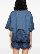 COCO EMBROIDERED DENIM SHIRT Zimmermann