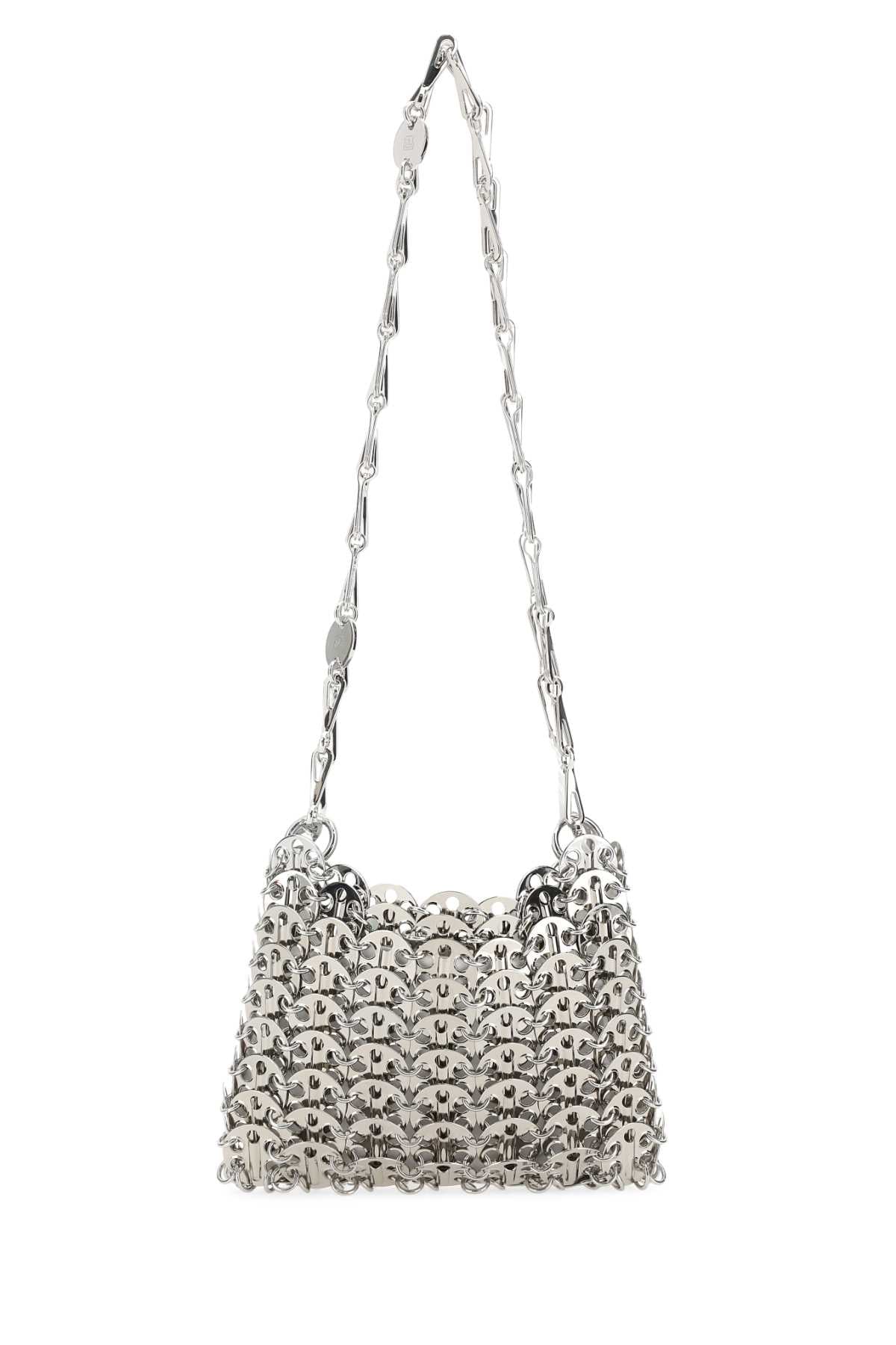 SILVER METAL 1969 NANO SHOULDER BAG Paco Rabanne SILVER TU
