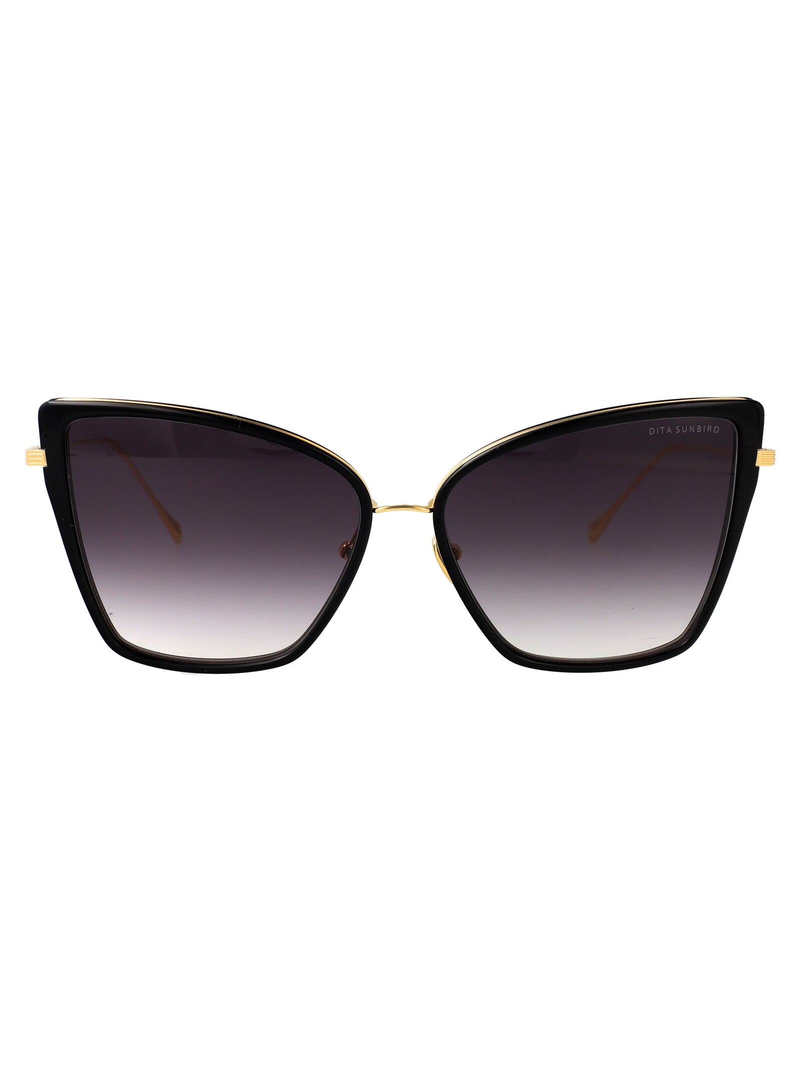 BLACK-18K GOLD W/ DARK GREY TO CLEAR - AR ACETATE+METAL SUNGLASSES Dita Eyewear BLACK-18K GOLD W/ DARK GREY TO CLEAR - A 59