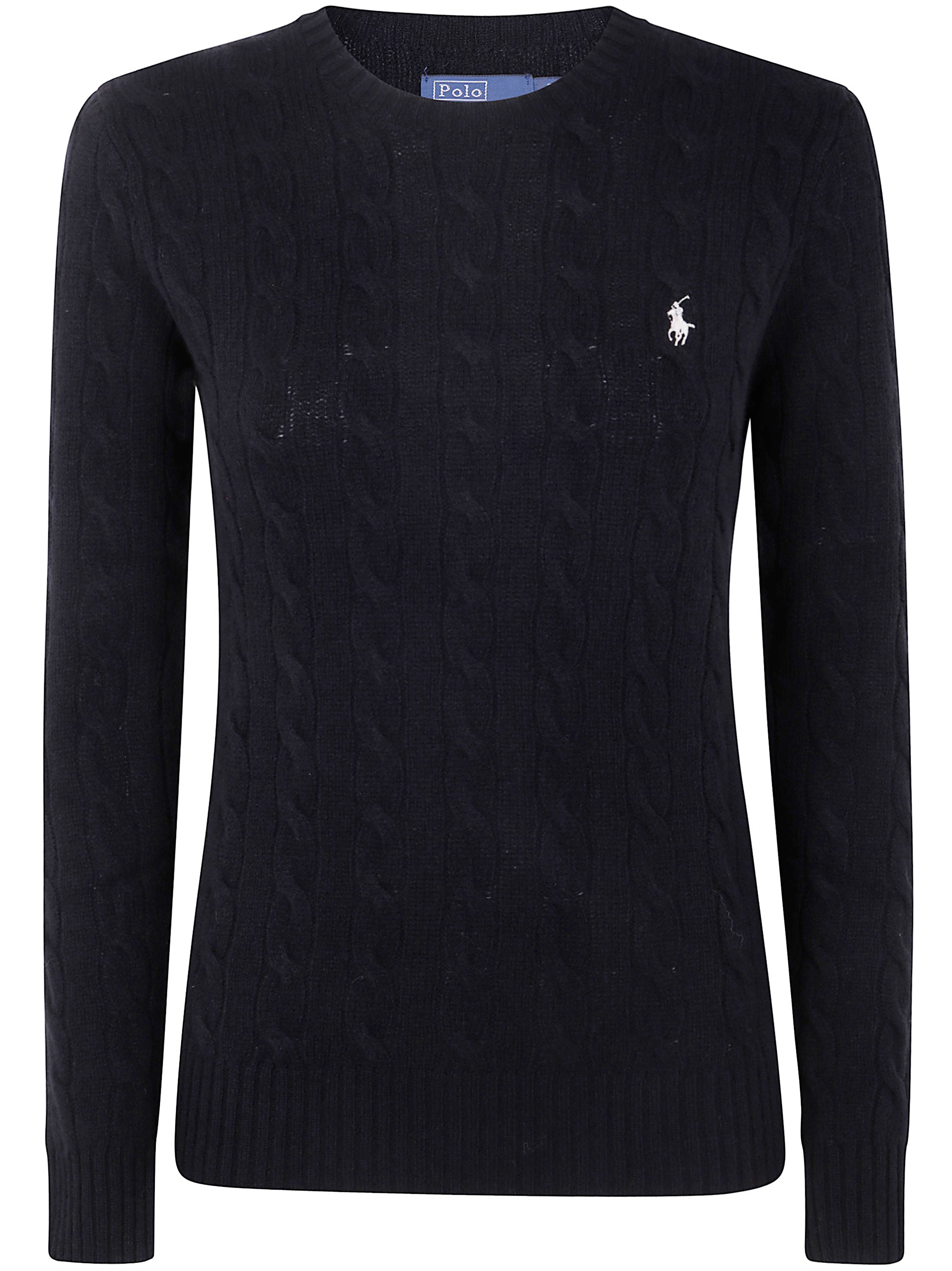 "JULIANA" LONG SLEEVE ROUN NECK Polo Ralph Lauren BLACK XS