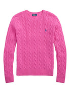 PLAITED WOOL AND CASHMERE CREW-NECK Polo Ralph Lauren FUCHSIA XS