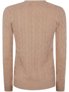 V-NECK SWEATER WITH CABLE KNIT DESIGN Polo Ralph Lauren