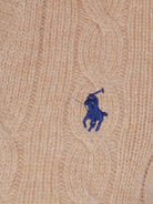 V-NECK SWEATER WITH CABLE KNIT DESIGN Polo Ralph Lauren