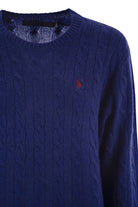 PLAITED WOOL AND CASHMERE CREW-NECK Polo Ralph Lauren