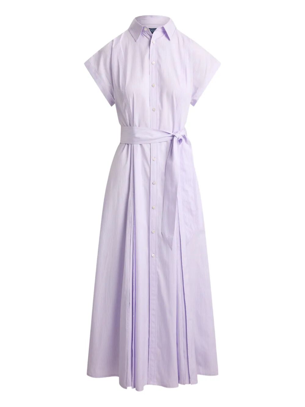SHORT SLEEVES SHIRT MIDI DRESS