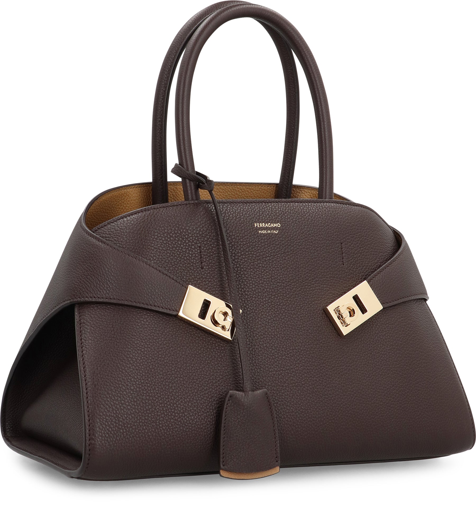 HUG S LEATHER HANDBAG Ferragamo