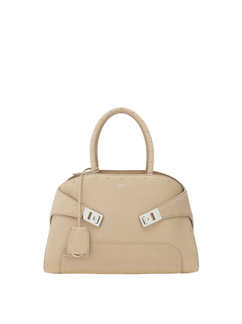 BOLSO MANO HUG STUDS MED. FOOT Ferragamo PIEDRA U