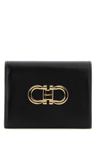 BLACK LEATHER WALLET Ferragamo BLACK TU