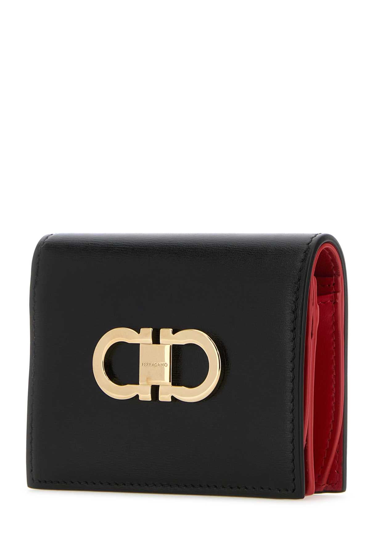 BLACK LEATHER WALLET Ferragamo